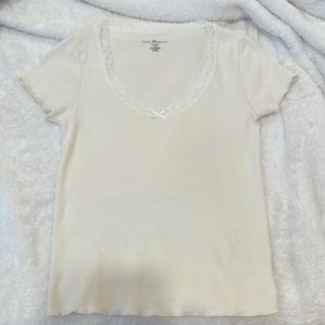 cream top from brandy melville